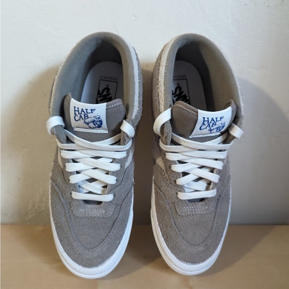 Vans OG Half Cab LX Hairy Suede Khaki Sneakers Men’s Size 9. main image 5